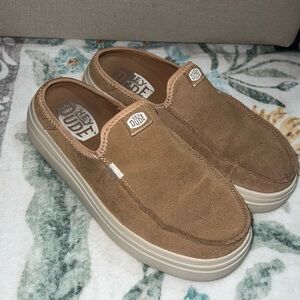 Hey Dude Women’s Brown Slip-On Loafers